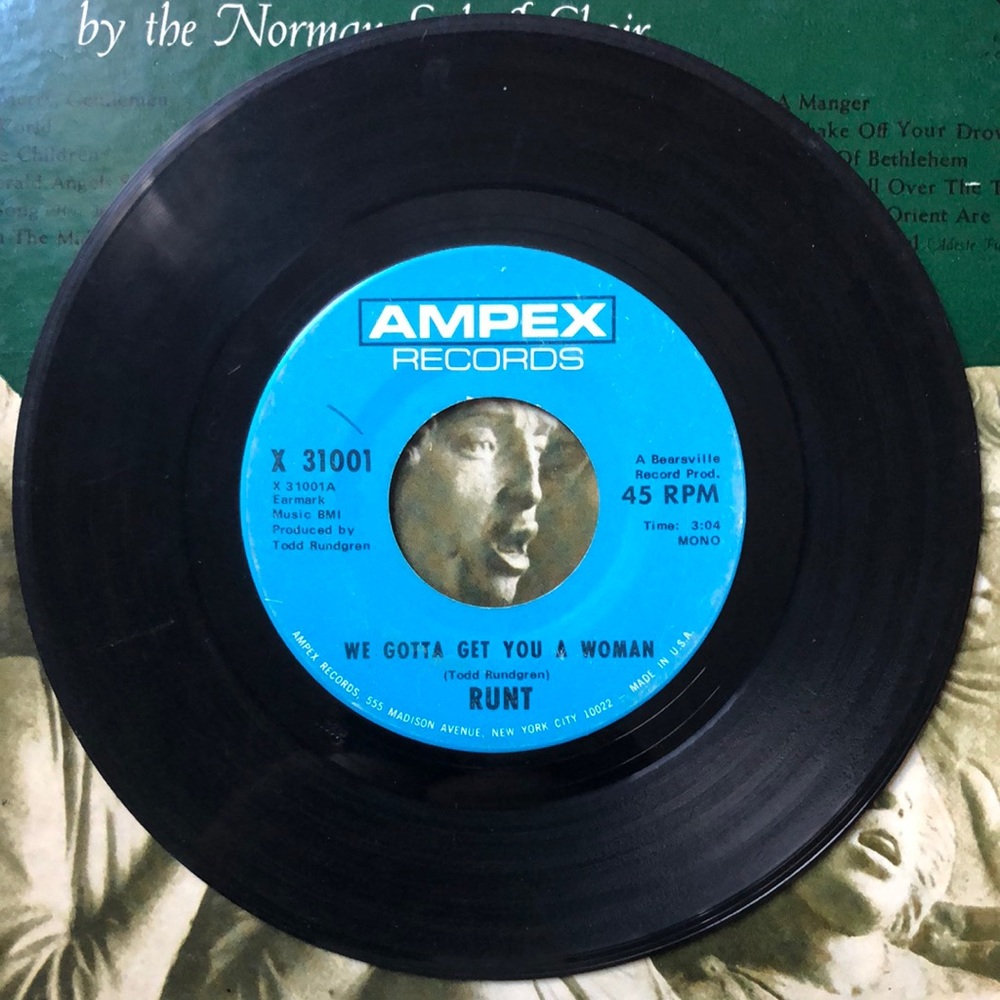 Runt Baby Let's Swing Vinyl 45 Record '70